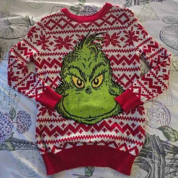 Dr. Seuss Other - Dr. Seuss How The Grinch Stole Christmas Boys' Ugly Sweater, Size S(6-7) kids